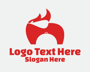 Restaurant - Red Cloche Restaurant logo design