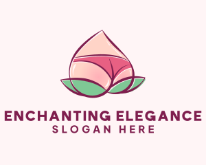 Alluring - Erotic Sexy Peach logo design