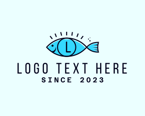 Aquatic - Seafood Fish Aquatic Oceanarium logo design