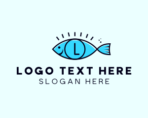 Seafood Restaurant - Seafood Fish Aquatic Oceanarium logo design