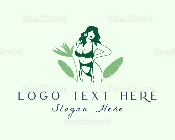 Natural Woman Swimwear Model Logo