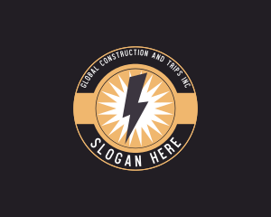 Electric Spark Electricity Logo