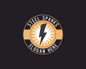 Electric Spark Electricity logo design