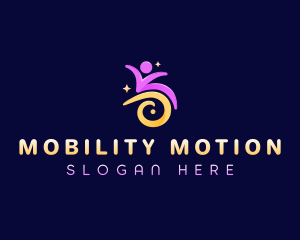 Disability Wheelchair Organization logo design