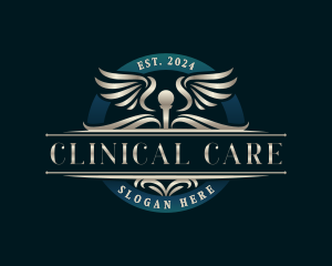 Medical Health Caduceus logo design