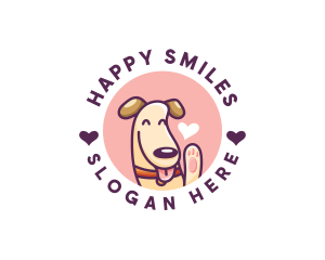 Happy Pet Dog logo design