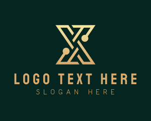 Financial - Modern Professional Letter X logo design