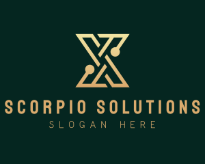 Modern Professional Letter X  logo design