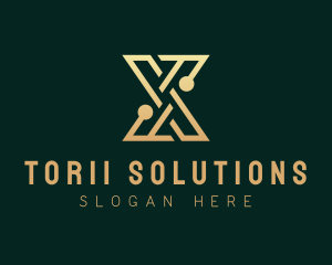 Modern Professional Letter X  logo design