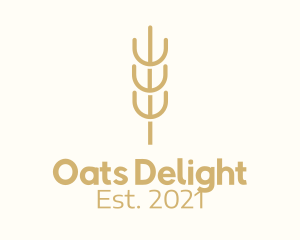 Organic Wheat Farm  logo design