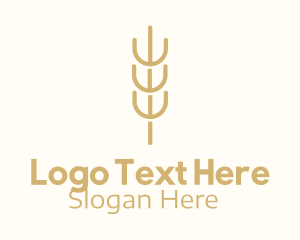 Organic Wheat Farm  Logo