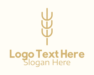 Organic Wheat Farm  Logo