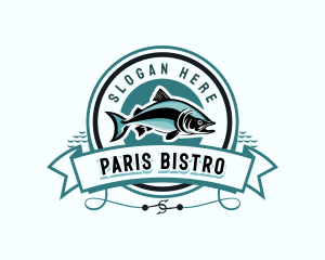 Fishing Marine Restaurant logo design