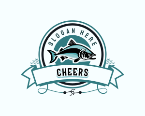 Aquarium - Fishing Marine Restaurant logo design