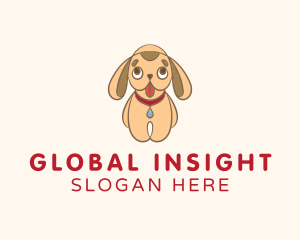 Animal Shelter - Cute Puppy Dog logo design