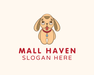 Cute Puppy Dog logo design