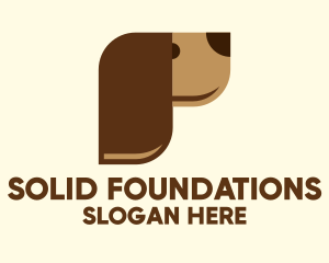 Modern - Modern Brown Dog logo design