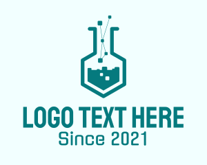 Lab - Pixel Lab Technology logo design