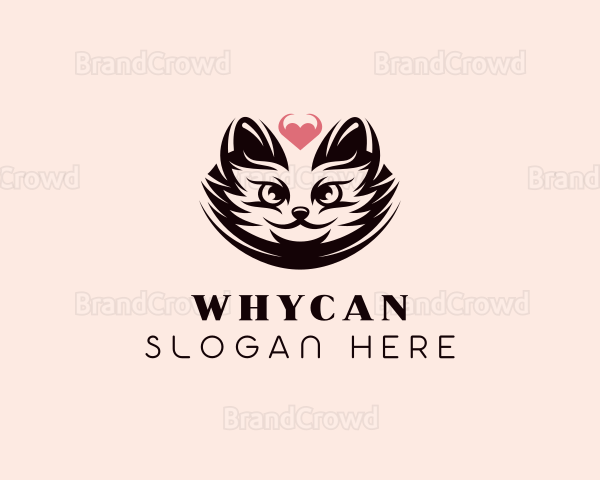 Cat Pet Care Logo