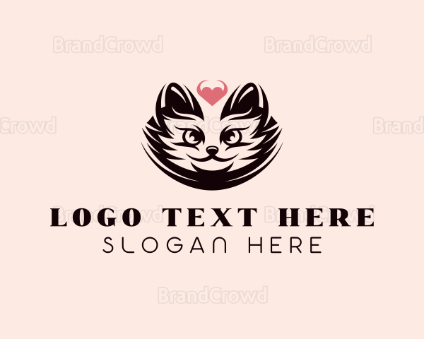 Cat Pet Care Logo