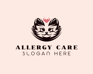 Cat Pet Care  logo design