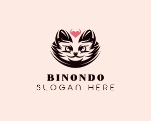 Siamese - Cat Pet Care logo design