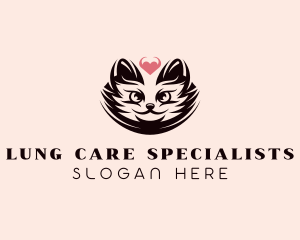 Cat Pet Care  logo design