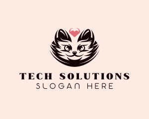 Cat - Cat Pet Care logo design