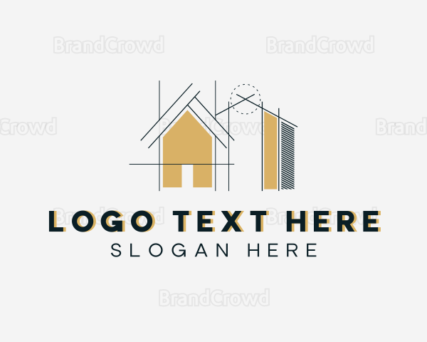 House Builder Architecture Logo