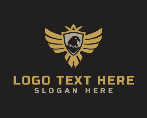 Air Cargo - Eagle Wing Crest logo design