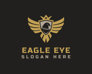 Eagle Wing Crest  logo design