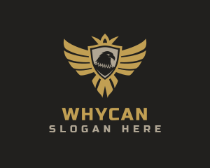 Falcon - Eagle Wing Crest logo design