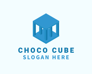 Tech Pillar Cube  logo design
