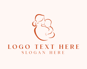 Pregnant - Mother Child Care logo design
