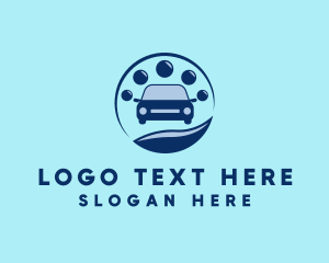 Simple Car Wash Service logo design