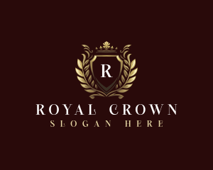 Royal Crown Shield logo design