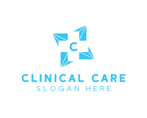 Clinic Hospital Cross logo design