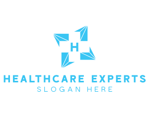 Clinic Hospital Cross logo design