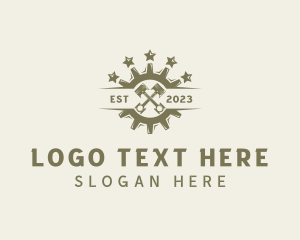 Mechanic - Industrial Piston Gear logo design