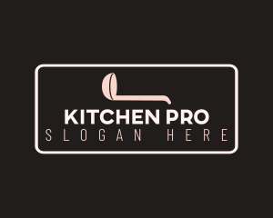 Kitchen Ladle Business logo design