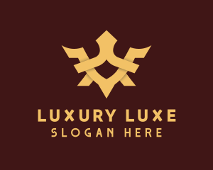 Luxury Style Crown logo design