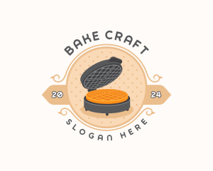 Dessert Waffle Bakery logo design