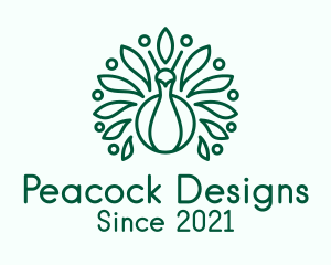 Peacock - Fashion Peacock Bird logo design