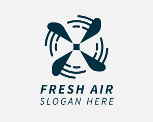 Ventilation Airflow Breeze  logo design