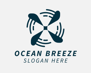 Ventilation Airflow Breeze  logo design