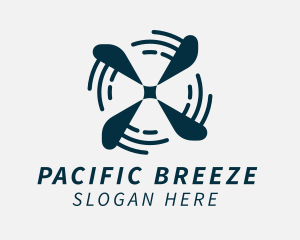 Ventilation Airflow Breeze  logo design