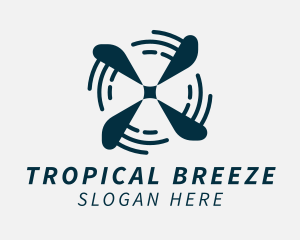 Ventilation Airflow Breeze  logo design