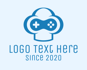 Video Game - Game Controller Face logo design