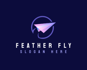 Paper Plane Aviation logo design