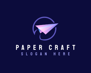 Paper Plane Aviation logo design